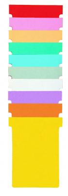 NOBO , Lot de 100 fiches T pour planning, Indice 1,5, Rouge, 2001503