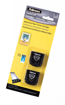 FELLOWES Kit de 2 lames de rechange  - coupe droite