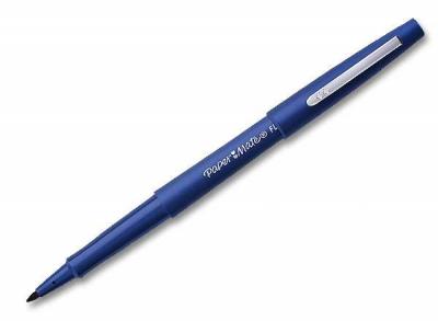 PAPER MATE Papermate Flair stylo fin Bleu Moyen 12 pi&egrave;ce(s)
