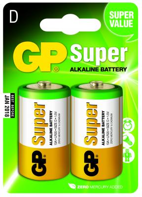 MODELCO Lot 2 piles Alcalines LR20 - GP Super