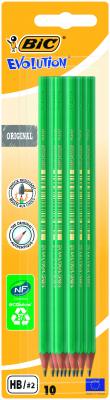 BIC &reg; - Evolution Evolution&trade; 650 Crayon HB x10