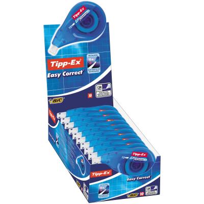 TIPP EX Tipp-ex Box 10 Tippexcuexcort Correctory Basques 4.2 Mm X 12 M Bleu