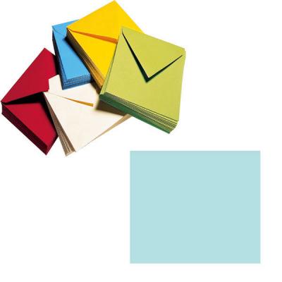POLLEN Lot de 20 enveloppes 165 x 165 -  - 120g - Bleu
