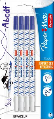 PAPERMATE Paper:Mate Effaceur D'encre "Magic +" Carte Blister De 4