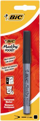BIC Marqueur permanent pointe fine Marking Fine ecolutions noir