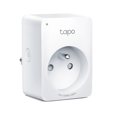 TP LINK Prise connect&eacute;e Tapo 100 Wi-Fi - Blanc