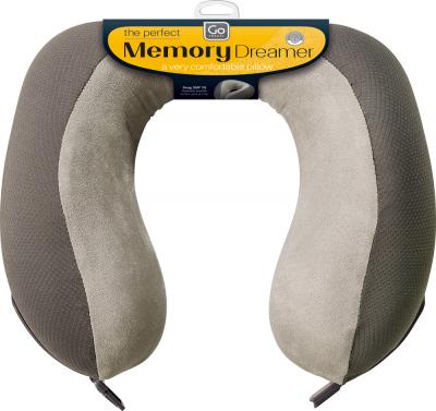 GO TRAVEL Oreiller de voyage &agrave; m&eacute;moire de forme Memory Dreamer - 