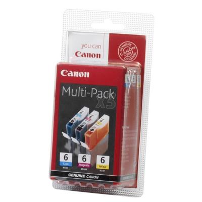 CANON Pack BCI-6 cyan, jaune, magenta