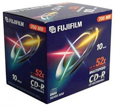  FUJIFILM High Speed - 10 x CD-RW - 700 Mo (80 min) 4x - 12x - bo&icirc;tier CD