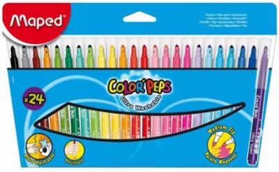 MAPED  Feutre COLOR'PEPS, &eacute;tui en carton de 24, largeur du
