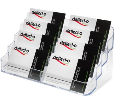 DEFLECTO Porte cartes de visite 8 compartiments -  - Transparent