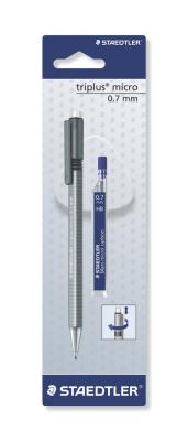 STAEDTLER  77427bk25d Porte-Mine Triplus Micro 0,7 Mm Avec Mines Fines (Import Allemagne)