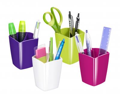  Pot &agrave; crayons 2 cases Cep Pro Gloss vert anis