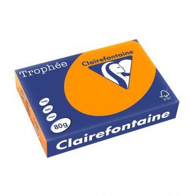 CLAIREFONTAINE Ramette de papier 500 feuilles A4 -  - 80 g - Orange vif