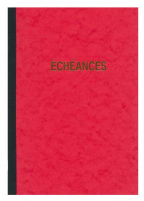 LEBON & VERNAY Registre &eacute;ch&eacute;ancier - ELVE - A4 - 96 pages - Coloris al&eacute;atoires