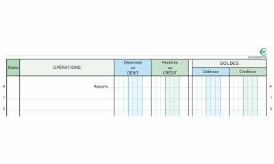 EXACOMPTA  - Bureautique - Carnet Position De Compte 11/15cm 48 Pages