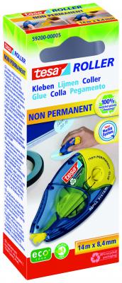 TESA Roller de colle rechargeable -  - Non permanent - 8,4mmx14m