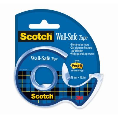  Scotch Ruban adh&eacute;sif 'Wall-Safe', sur d&eacute;vidoir,19mm x 16,5 m