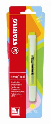 STABILO Surligneur format de poche jaune Swing Cool