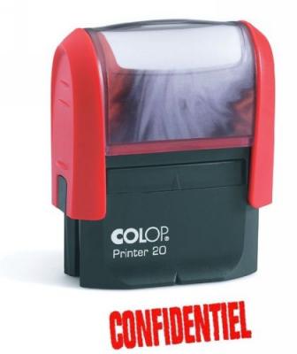 COLOP  Tampon encreur Printer 20 - Formule commerciale ''Confidentiel''