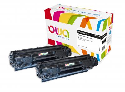 ARMOR Hp Ce278a Canon 726 Toner Remanufactur&eacute;s 2x Noir