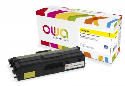 ARMOR Brother Tn-423y Toner Remanufactur&eacute; Haute Capacit&eacute; Jaune