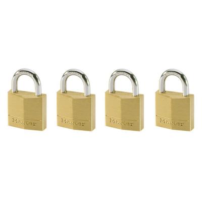 MASTER LOCK  Lot de 4 cadenas &agrave; cl&eacute;  laiton, l.20 mm