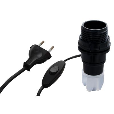 TIBELEC  Kit Adaptateur Bouteille équipé E14 Noir
