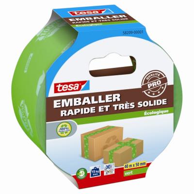TESA Ruban adh&eacute;sif d'emballage  pack&reg;  58156-00000-00 vert (l x l) 66 m x 50 mm acrylate 1 pc(s)