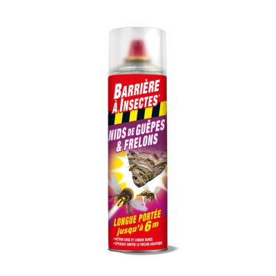 BARRIERE A INSECTES  Gu&ecirc;pes, frelons Sp&eacute;cial nids - A&eacute;rosol 500 ml
