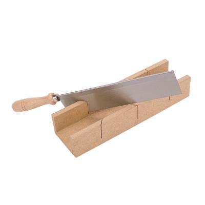 FISCHER DAREX  Bo&icirc;te &agrave; onglet - bois - 300 mm + scie &agrave; dos 