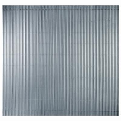 SICATEC  - canisse plastic 'ovale double face anthracite 1 m x 3 m