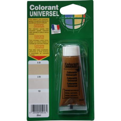 COLORANT UNIVERSEL  pour peinture marron sienne naturelle 25ml