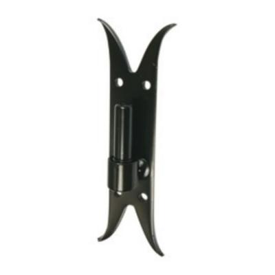 AFBAT Gond sur platine - queu de carpe - &Oslash;14 x 40 x 220 mm - acier - noir