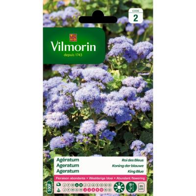VILMORIN  - Sachet graines Ageratum roi des bleus