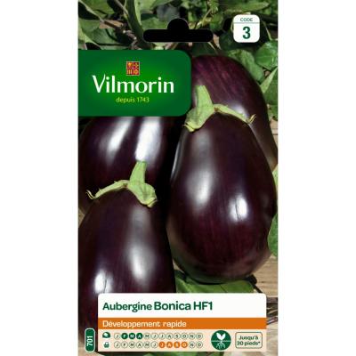 VILMORIN  - Sachet graines Aubergine Bonica HF1