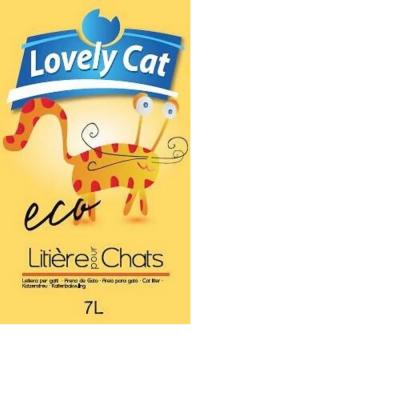 LOVELY CAT Liti&egrave;re pour chat absorbante 7 litres - 