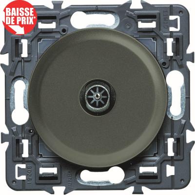 LEGRAND M&eacute;canisme de prise t&eacute;l&eacute;vision simple  C&eacute;liane graphite