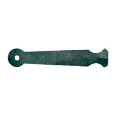 AFBAT Patte &agrave; scellement acier zingu&eacute; - Bout rond - Longueur 14 cm