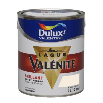 DULUX VALENTINE Peinture Laque Val&eacute;nite - Lin clair - Brillant - 2L