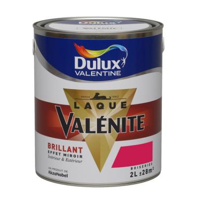 DULUX VALENTINE Peinture  Laque Val&eacute;nite Brillant Rouge Madras 2l