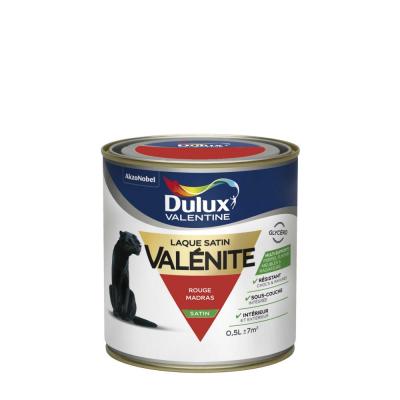 DULUX VALENTINE Peinture boiserie, radiateur rouge madras  Val&eacute;nite