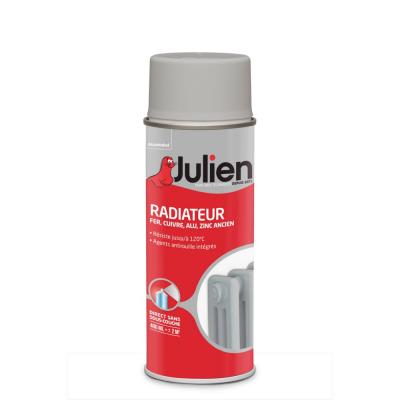 JULIEN Peinture aerosol - Beton Gris - Satin - Radiateur - 400ml