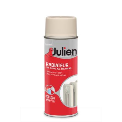 JULIEN Peinture aerosol - Blanc Casse - Satin - Radiateur - 400ml