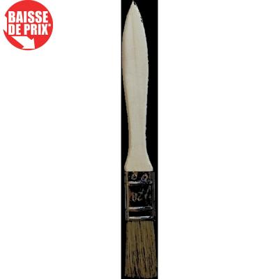 NESPOLI Pinceau plat &Eacute;co manche bois FRANPIN NAPOLI n&deg;20 - 1009020