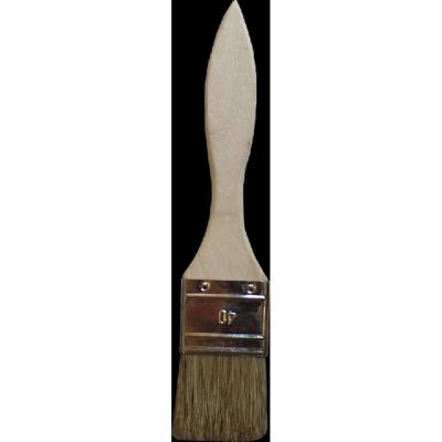 NESPOLI Pinceau plat &Eacute;co manche bois FRANPIN NAPOLI n&deg;40 - 1009040