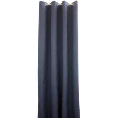 Rideau uni Oxford 100 % occultant - Bleu - 140 x 240 cm