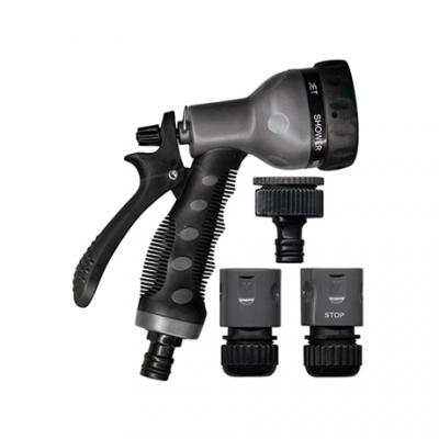 JARDIBRIC  Set de Base avec Pistolet Gain&eacute; 7 Jets Taupe 15 mm SDB30