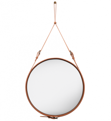GUBI  miroir mural ADNET CIRCULAIRE &Oslash; 58 cm (Tan - Verre)