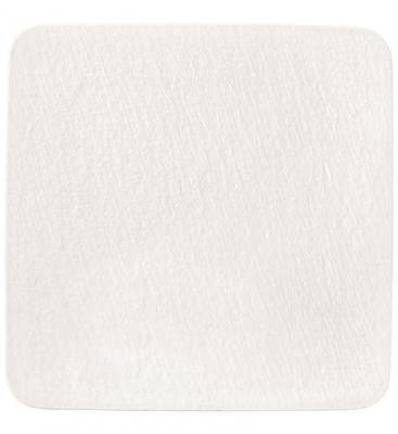 VILLEROY & BOCH Manufacture Rock blanc Plat &agrave; servir carr&eacute;/assiette gourmet